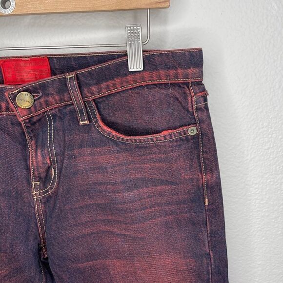 Current/Elliot the easy stiletto Merced red died jeans - Picture 3 of 5